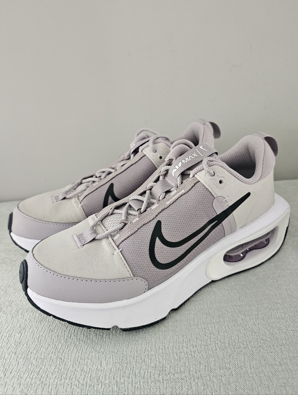 NIKE Air Max Interlock Womens Light Iron Ore/Amethyst Ash Athletic Shoes